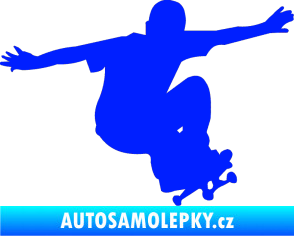 Samolepka Skateboard 014 pravá modrá dynamic