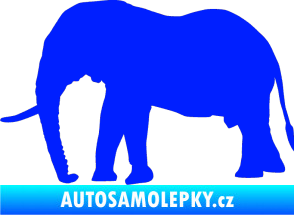 Samolepka Slon 001 levá modrá dynamic