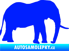 Samolepka Slon 001 pravá modrá dynamic