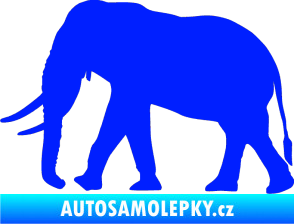 Samolepka Slon 002 levá modrá dynamic