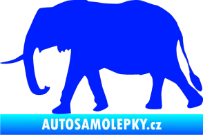 Samolepka Slon 014 levá modrá dynamic