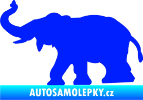 Samolepka Slon 021 levá modrá dynamic