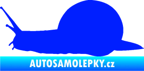 Samolepka Šnek 001 levá modrá dynamic