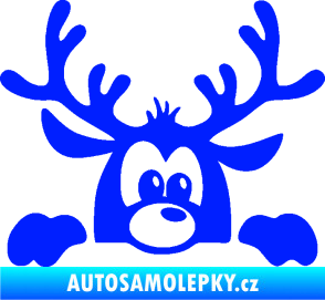 Samolepka Sob 002 pravá vykukuje modrá dynamic