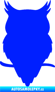 Samolepka Sova 001 levá modrá dynamic