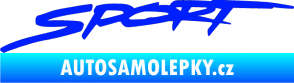 Samolepka Sport 002 modrá dynamic