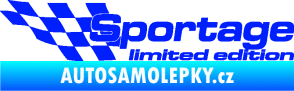 Samolepka Sportage limited edition levá modrá dynamic