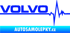 Samolepka Srdeční tep 037 levá Volvo modrá dynamic