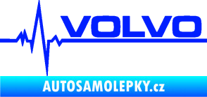 Samolepka Srdeční tep 037 pravá Volvo modrá dynamic