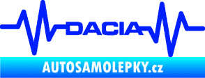 Samolepka Srdeční tep 044 levá Dacia modrá dynamic