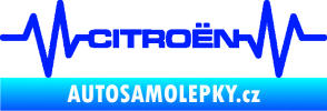 Samolepka Srdeční tep 057 Citroen modrá dynamic