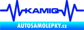 Samolepka Srdeční tep 067 Kamiq modrá dynamic