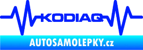 Samolepka Srdeční tep 071 Kodiaq modrá dynamic