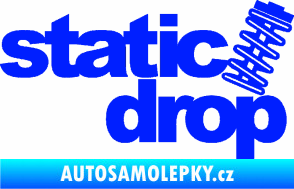 Samolepka Static drop 001 JDM styl modrá dynamic