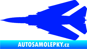 Samolepka Stíhací letoun 007 levá MIG modrá dynamic