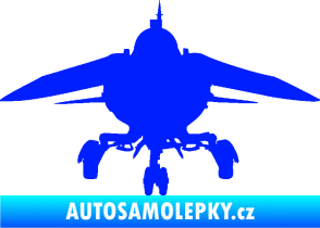 Samolepka Stíhací letoun 008  MIG modrá dynamic