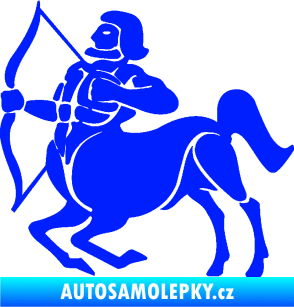 Samolepka Střelec 004 levá modrá dynamic