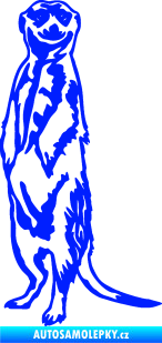 Samolepka Surikata 001 levá modrá dynamic