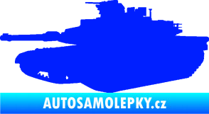 Samolepka Tank 002 levá M1 Abrams modrá dynamic