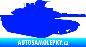 Samolepka Tank 002 pravá M1 Abrams modrá dynamic