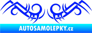 Samolepka Tetování 005 modrá dynamic