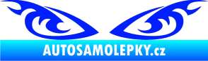 Samolepka Tetování 182 oči modrá dynamic