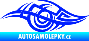 Samolepka Tetování 208 levá modrá dynamic