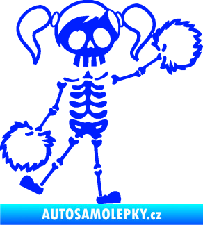 Samolepka The Bone Family Holka modrá dynamic