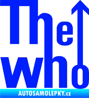 Samolepka The Who modrá dynamic
