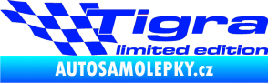 Samolepka Tigra limited edition levá modrá dynamic