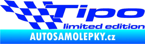 Samolepka Tipo limited edition levá modrá dynamic