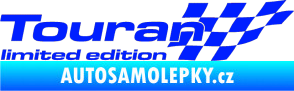Samolepka Touran limited edition pravá modrá dynamic