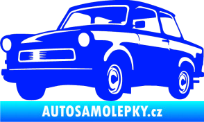 Samolepka Trabant karikatura levá modrá dynamic