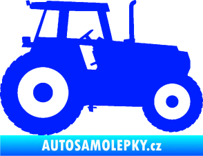 Samolepka Traktor 001 pravá modrá dynamic