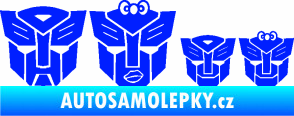 Samolepka Transformers 001 rodinka v autě modrá dynamic