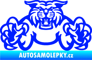 Samolepka Tygr 006 modrá dynamic