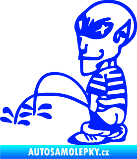 Samolepka Ufoun čůrá 002 levá modrá dynamic