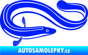 Samolepka Úhoř 001 pravá modrá dynamic