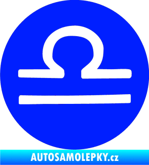 Samolepka Váhy 001 - horoskop modrá dynamic