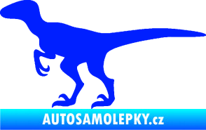Samolepka Velociraptor 001 levá modrá dynamic