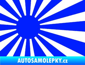 Samolepka Vlajka Japonsko 002 levá JDM modrá dynamic