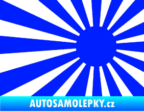 Samolepka Vlajka Japonsko 002 pravá JDM modrá dynamic