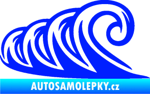 Samolepka Vlny 006 levá moře modrá dynamic