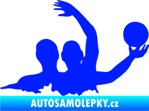 Samolepka Vodní pólo 001 pravá modrá dynamic
