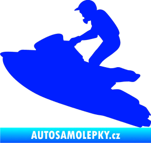 Samolepka Vodní skútr 001 levá modrá dynamic
