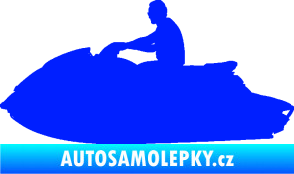 Samolepka Vodní skútr 003 levá modrá dynamic