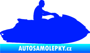 Samolepka Vodní skútr 003 pravá modrá dynamic