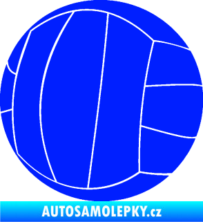 Samolepka Volejbalový míč 003 modrá dynamic