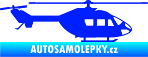 Samolepka Vrtulník 001 pravá helikoptéra modrá dynamic
