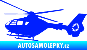 Samolepka Vrtulník 006 levá helikoptéra modrá dynamic